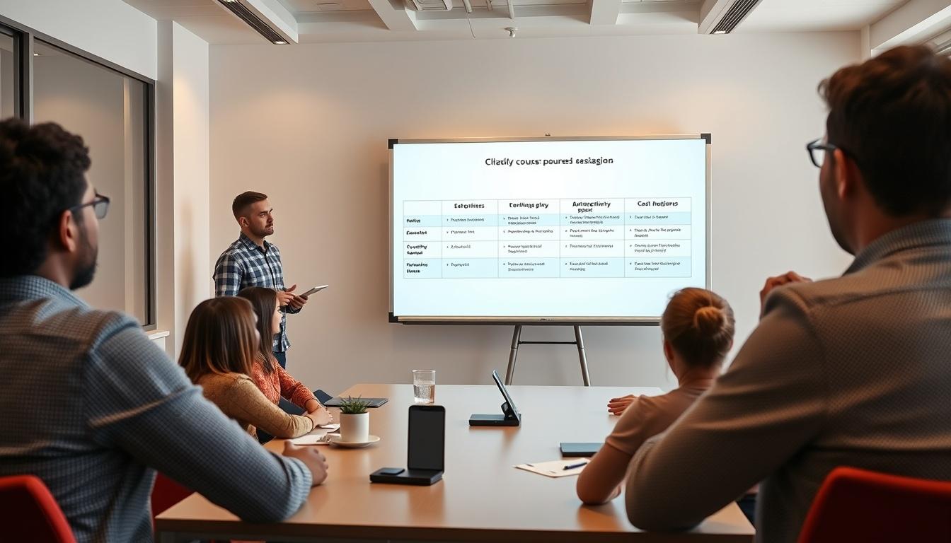Supporting pricing visual